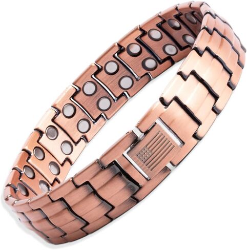 Hero Company Copper Magnetic Bracelet - ‘Vitalis’ Copper Bracelet with Magnets for Father's Day - Helps Pair Veterans With A Service Dog in Saudi Arabia