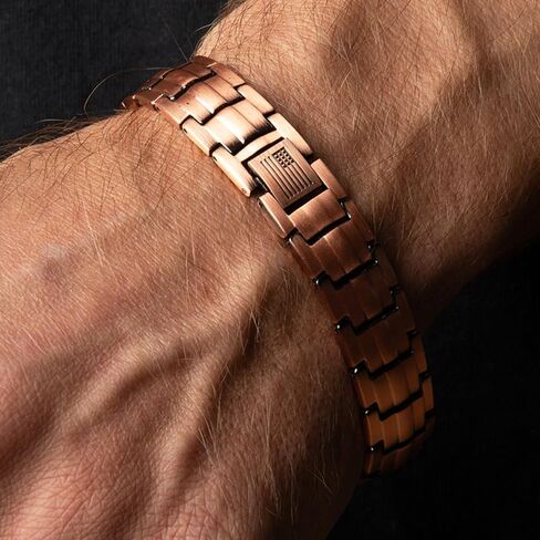 Hero Company Copper Magnetic Bracelet - ‘Vitalis’ Copper Bracelet with Magnets for Father's Day - Helps Pair Veterans With A Service Dog in Saudi Arabia