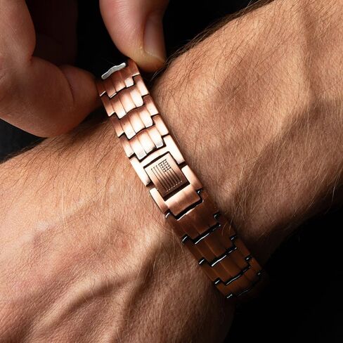 Hero Company Copper Magnetic Bracelet - ‘Vitalis’ Copper Bracelet with Magnets for Father's Day - Helps Pair Veterans With A Service Dog in Saudi Arabia
