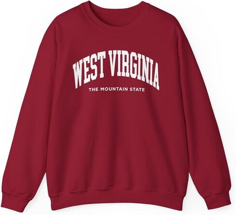 West Virginia Adult Unisex Crewneck Sweatshirt in Kuwait