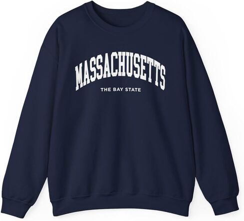 ماساتشوستس الكبار للجنسين Crewneck البلوز in Kuwait