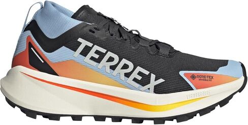 adidas Terrex, Terrex Agravic GTX Trail Running Shoe - Women's, Core Black/FTWR White/Glow Blue, 7.5 in Kuwait