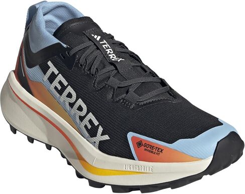 adidas Terrex, Terrex Agravic GTX Trail Running Shoe - Women's, Core Black/FTWR White/Glow Blue, 7.5 in Kuwait