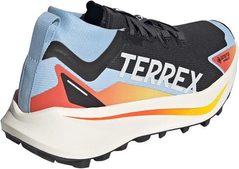 adidas Terrex, Terrex Agravic GTX Trail Running Shoe - Women's, Core Black/FTWR White/Glow Blue, 7.5 in Kuwait