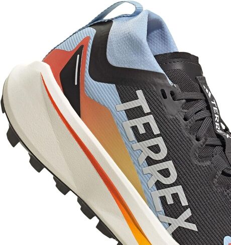 adidas Terrex, Terrex Agravic GTX Trail Running Shoe - Women's, Core Black/FTWR White/Glow Blue, 7.5 in Kuwait