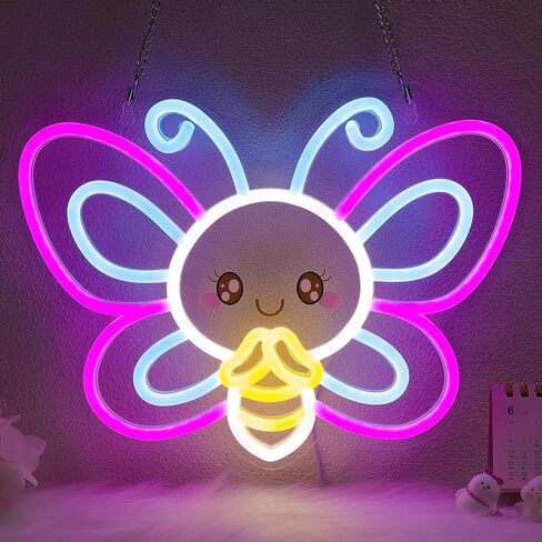 OkiyiD Cricket Ball Neon Sign – Sport Shaped LED Light for Game Room Man Cave Bar Decor, Cricket Gifts for Boys Men Dad Husband, USB Powered Dimmable Wall Decor Accessories in Saudi Arabia