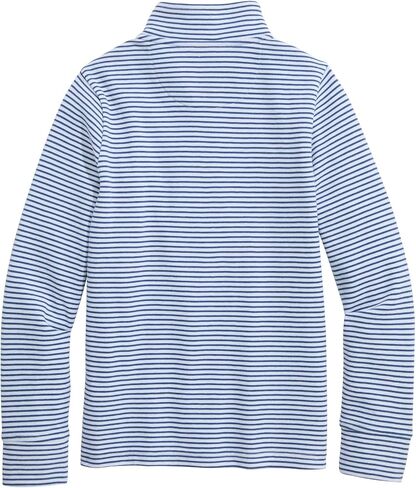 سحاب ربع سنوي للأولاد من Vineyard Vines، مخطط برادلي أبيض، مقاس XL in Kuwait
