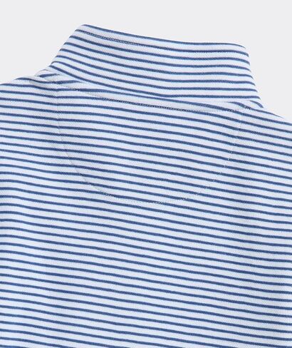 سحاب ربع سنوي للأولاد من Vineyard Vines، مخطط برادلي أبيض، مقاس XL in Kuwait