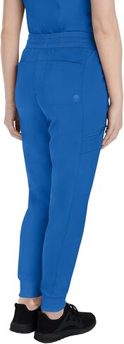 Healing Hands Women's Scrub Set Journey Top 2152 Toby Jogger Pant with Elastic Waistband 9244 Medical Scrub with 9 Pockets, Royal- XL Top/XL Petite Pant in Kuwait
