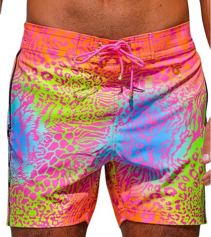 Tucann Men's Trunks 5" Compression Liner Quick Dry Zipper Pocket Chlorine Resistan 4 Way Stretch Swim Shorts for Men in Saudi Arabia
