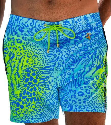 Tucann Men's Trunks 5" Compression Liner Quick Dry Zipper Pocket Chlorine Resistan 4 Way Stretch Swim Shorts for Men in Saudi Arabia