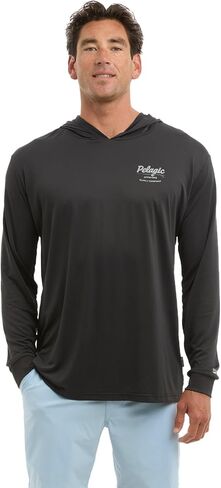 قميص صيد بقلنسوة للرجال من PELAGIC Apparel Aquatek Gunner in Kuwait