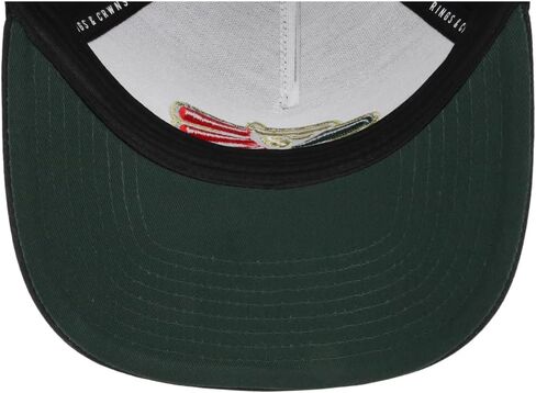 Rings & Crwns Mexico Country Pride Logo A-Frame Adjustable Snapback Cap (Black, One Size) in Kuwait