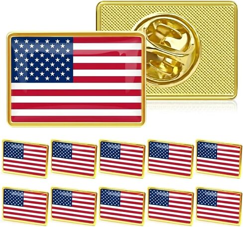 ahfulife العلم الأمريكي دبابيس طية صدر السترة لمدة 250 عاما الذكرى، 15/30 جهاز كمبيوتر شخصى معدن الولايات المتحدة الأمريكية أعلام دبابيس دبابيس طية صدر السترة في الرابع من يوليو، سبيكة أعلام الولايات المتحدة الوطنية شارة دبوس لكأس العالم، الرجال النساء ال in Kuwait