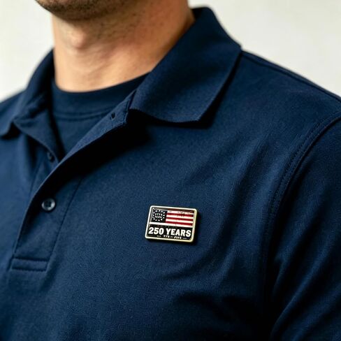 10PCS American Flag Lapel Pins 4th of July Charm Brooch 250 Anniversary USA Pin Bulk in Kuwait