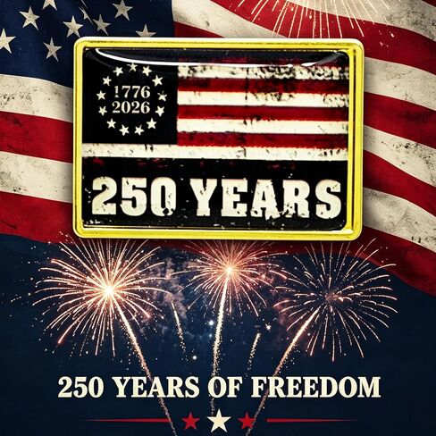 10PCS American Flag Lapel Pins 4th of July Charm Brooch 250 Anniversary USA Pin Bulk in Kuwait