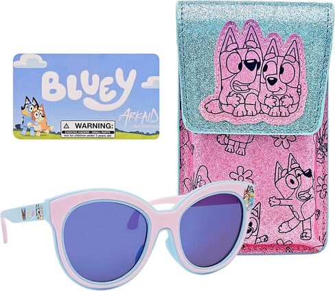 ARKAID BLUEY Sunglasses with Carry Case | Safe UV 400 | Official Bluey Style | One Size Fits Most Girls in Kuwait