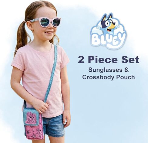 ARKAID BLUEY Sunglasses with Carry Case | Safe UV 400 | Official Bluey Style | One Size Fits Most Girls in Kuwait