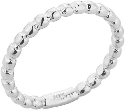 Stackable Sterling Silver Sizable Beaded Toe Ring in Saudi Arabia