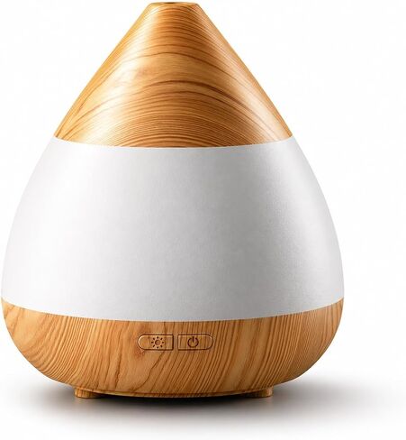 Essential Oil Diffuser with Adapter, 130ml Aromatherapy Scent Machine for Home & Office, 7 Color LED & Breathing Light Cool Mist Humidifier, 2 Mist Modes Last up to 8 Hours, Auto-Off, Conical in Kuwait