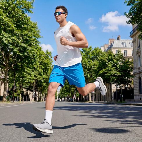 K-Swiss Men's Shadx Running Shoe - Cushioned Wide Lightweight Comfort Shoe Gym Walking Sneakers in Kuwait