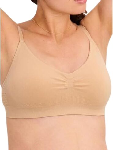 HATCH The All-Tri Maternity & Nursing Bra, Seamless & Wireless with Pull-Down Design & Adjustable Straps in Kuwait