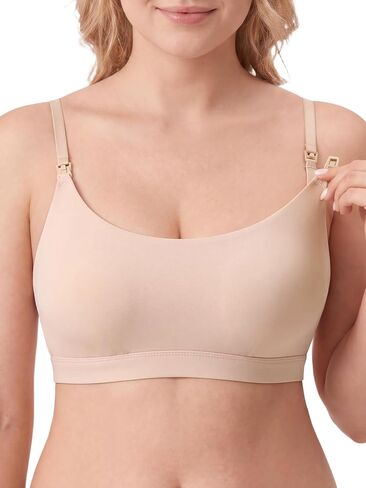 Women’s Inbarely Nursing Bra Soft Seamless Maternity Bralette for Breastfeeding Unpadded Comfy Sleep Bra in Kuwait
