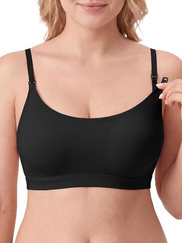 Women’s Inbarely Nursing Bra Soft Seamless Maternity Bralette for Breastfeeding Unpadded Comfy Sleep Bra in Kuwait
