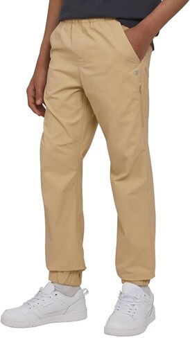 بنطلون منسوج من Champion Boys Tech Jogger مع حزام خصر مطاطي وجيوب جانبية in Kuwait