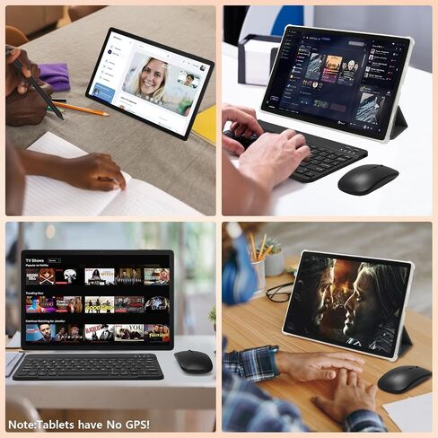 Android Tablet, 10.1 Inch Touch Screen Tablet, Octa Core Tablet with Dual Cameras, 8GB RAM 64GB ROM 1TB Expand Android 14 Tablet, Tablet with 2.4G+5G WiFi, Bluetooth, 5000mAh Battery in Saudi Arabia