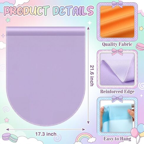 8 Pcs School Classroom Curtains Colorful Back to School Curtains Growth Mindset Window Cover for Primary Kindergarten Daycare Playroom Bedroom Decor 21.6'' x 17.3'' (Pastel) in Saudi Arabia