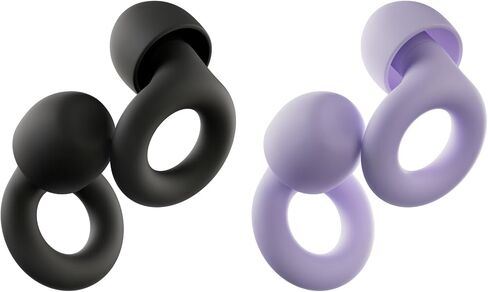Loop Earplugs Quiet Bundle (2-Pack) Flexible Reusable Ear Plugs for Sleep, Focus, Travel & Noise Sensitivity | Comfy Adjustable Fit | 24 dB Noise Reduction in Kuwait