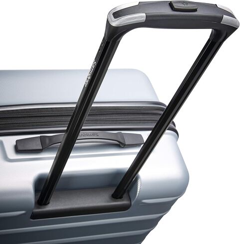 Samsonite Omni 2 Domestic Carry-On Luggage - 22x14x9 Airline-Approved - Features Expandable Polycarbonate Shell, 360° Wheels, TSA Lock - Amazon Exclusive - Artic Silver in Kuwait