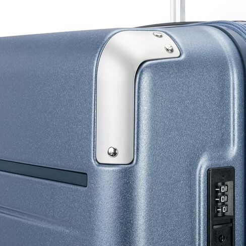 حقيبة سفر بعجلات دوارة قابلة للتوسيع من Travelpro Platinum Elite ذات هيكل صلب من البولي كربونات، أزرق سماوي داكن، مقاس كبير 28 بوصة in Kuwait