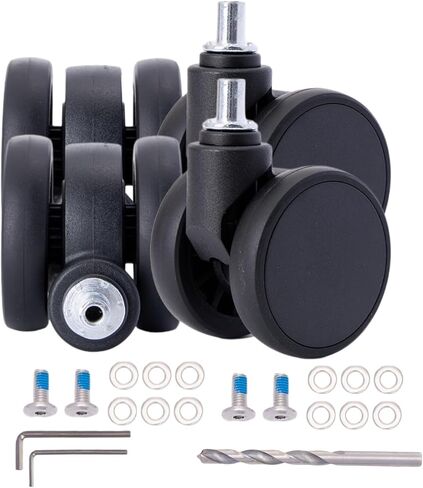 Luggage Wheels Replacement 2Pack - Durable Quiet TPU Wheels, Universal Fit for Samsonite, Ricardo & American Tourister Suitcases (2pack) in Saudi Arabia