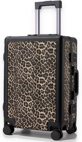 VH&GRED 2-Piece Luggage Set (20" Carry-On & 24" Checked) with Dual Spinner Wheels | Premium Leather, TSA-Approved Lock in Saudi Arabia