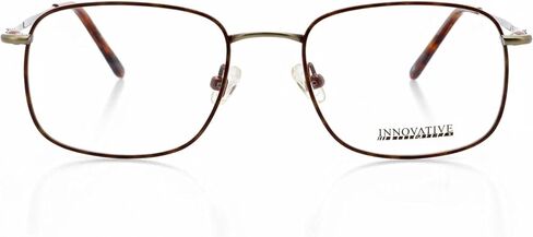 Optical Eyewear - Rectangle Shape, Metal Full Rim Frame - for Women or Men Prescription Eyeglasses RX in Saudi Arabia