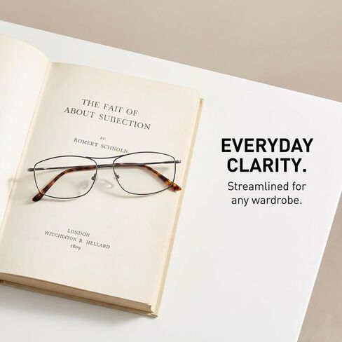 Rectangle Prescription Eyeglass Frames for Men Women - Metal Full Rim - Gunmetal Amber - 59-16-140 - Lightweight Comfortable Fit in Saudi Arabia