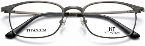 Optical Eyewear - Rectangle Shape, Titanium Full Rim Frame - for Women or Men Prescription Eyeglasses RX in Saudi Arabia