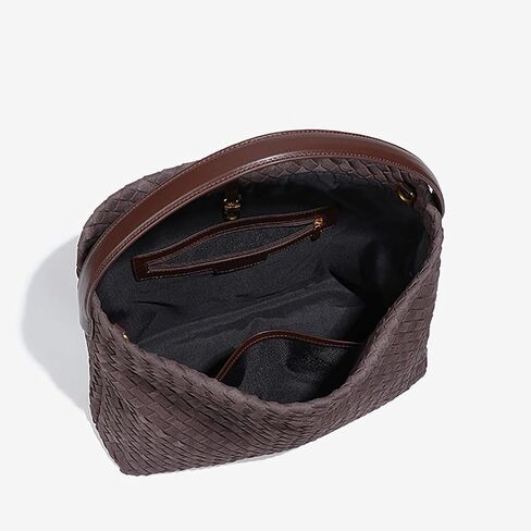 JYG Women's Braided Suede Tote Bags Slouchy Shoulder Bag Trendy Crescent Satchel Purse 2025 in Saudi Arabia
