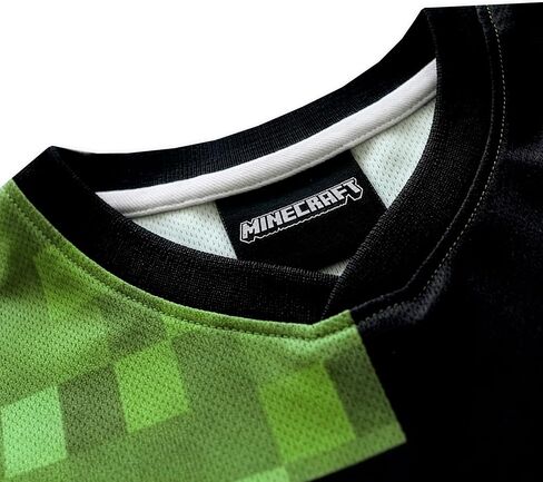 Minecraft Shirt, Oversized Soccer Shirts For Boys, Creeper Kids Soccer Jersey, Gamer Shirt in Kuwait