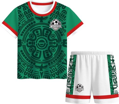Kids Soccer Jerseys Boys Girls Football Jersey Outfits Training Uniforms Athletic Jersey 4-12 Years in Saudi Arabia