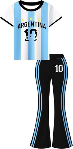 Kids Soccer Jerseys Boys Girls Football Jersey Outfits Training Uniforms Athletic Jersey 4-12 Years in Saudi Arabia