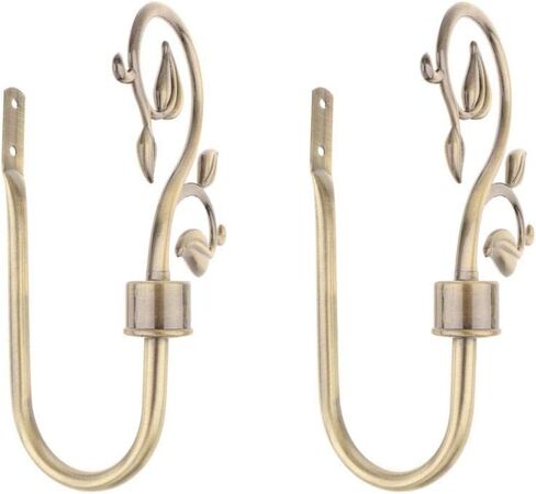 2 Pack Window Drape Hangers for Home Use, Bronze in Saudi Arabia