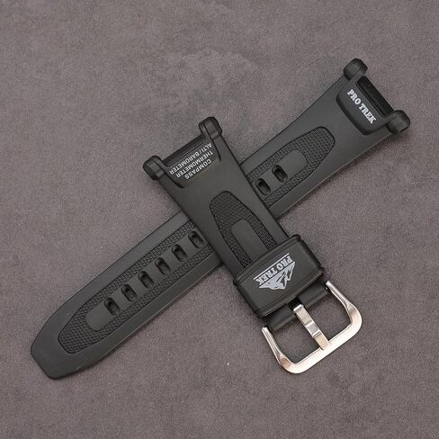 Resin Watch Band Replacement for Casio Protrek PRG-240 PRG-40 PAG-40 Wirstband accessories for Men and Women in Kuwait