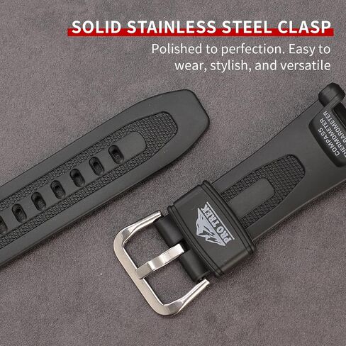 Resin Watch Band Replacement for Casio Protrek PRG-240 PRG-40 PAG-40 Wirstband accessories for Men and Women in Kuwait