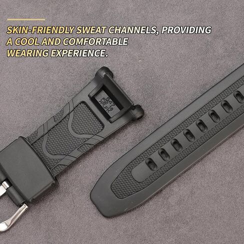 Resin Watch Band Replacement for Casio Protrek PRG-240 PRG-40 PAG-40 Wirstband accessories for Men and Women in Kuwait