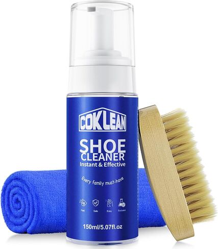 Shoe Cleaner Kit, White Sneaker Cleaner Kit for Tennis Shoes, Running, Golf, PU, Nubuck,Sole, Foam Shoe Cleaning Kit in Saudi Arabia
