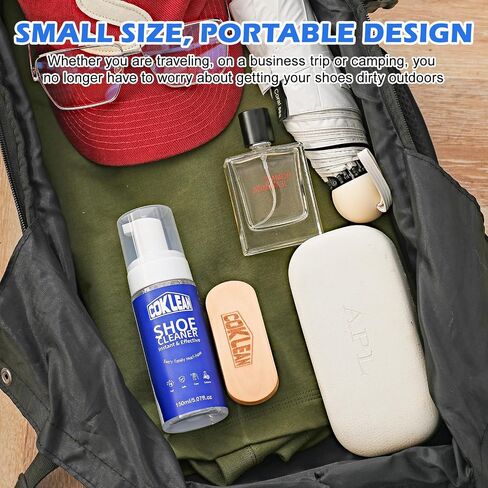 Shoe Cleaner Kit, White Sneaker Cleaner Kit for Tennis Shoes, Running, Golf, PU, Nubuck,Sole, Foam Shoe Cleaning Kit in Saudi Arabia