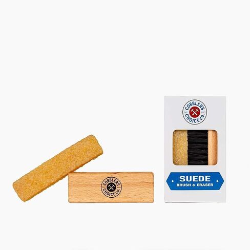 Cobbler's Choice Suede & Nubuck Care Kit - Cleaner, Waterproofing Spray, and Suede Brush & Eraser for Shoes, Boots, Bags, and Apparel in Kuwait